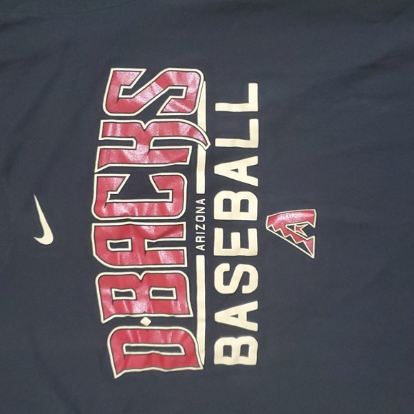 Nike Dri Fit Arizona Diamond Backs Baseball T Shirt - Picture 2 of 4